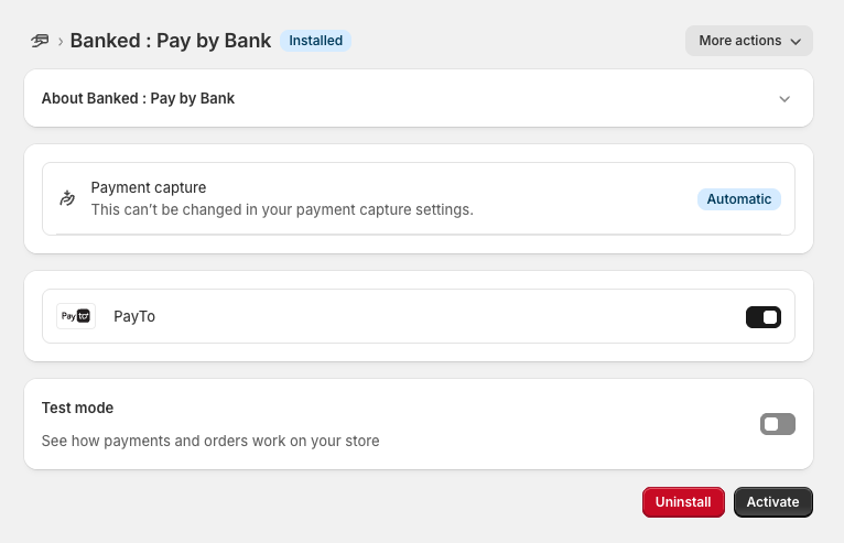 Payment Setting